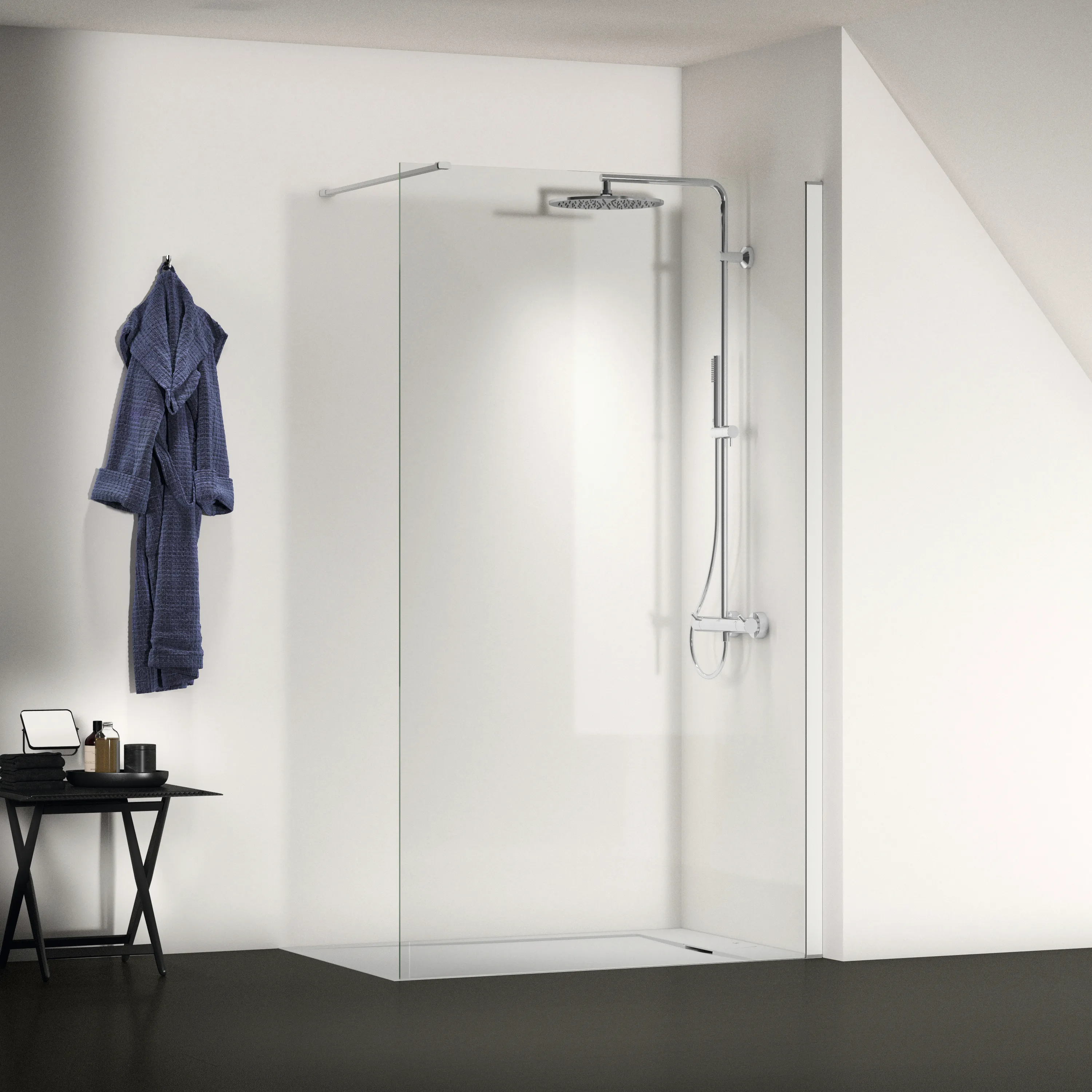 Ideal Standard Ceratherm T125 Duschsystem mit Badethermostat Pin-Griffe Chrom Ideal Standard Ceratherm T125 Duschsystem mit Badethermostat Pin-Griffe Chrom