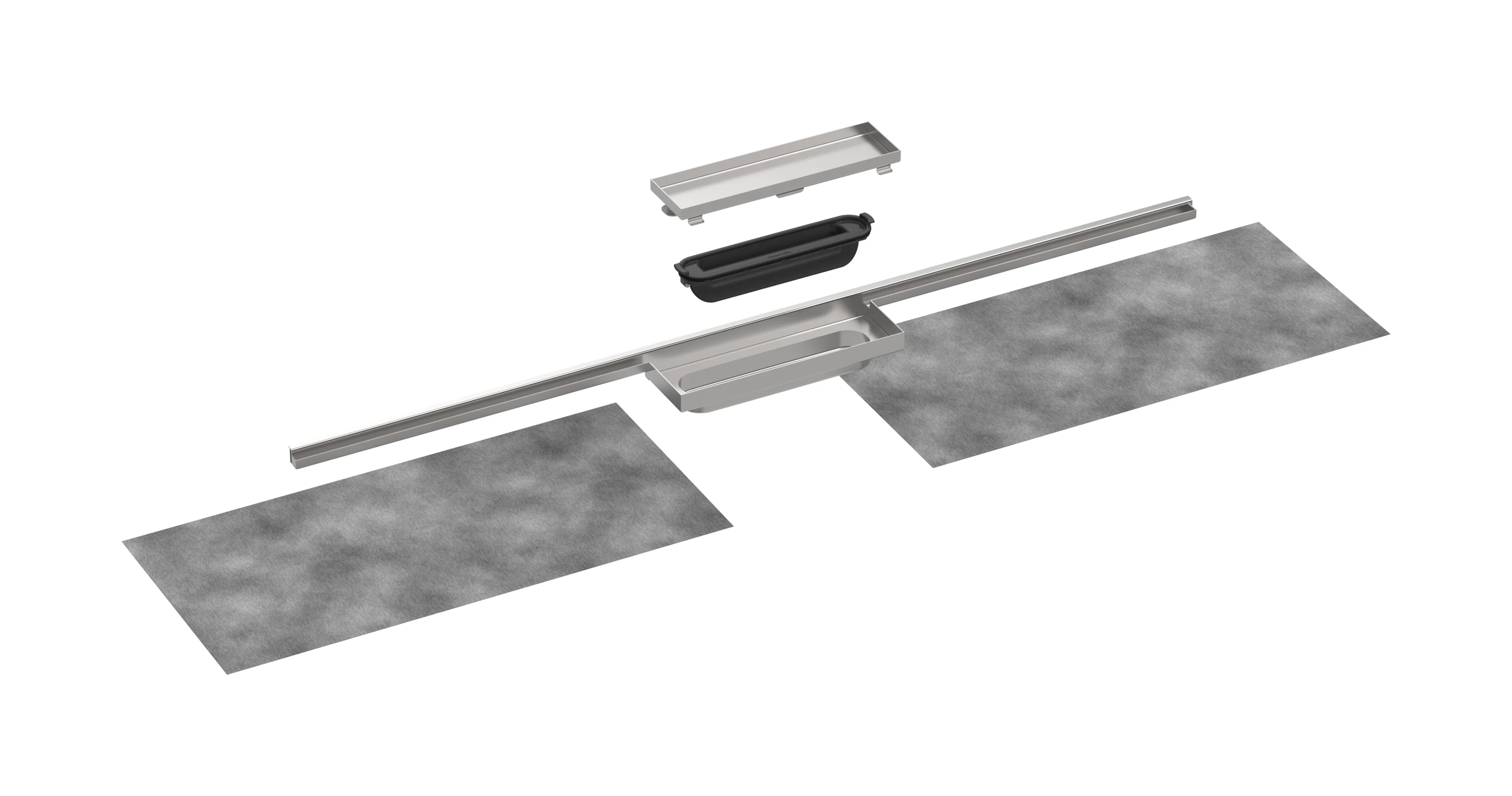Hansgrohe RainDrain Minimalistic Duschrinne 1200 mm, wandangebunden, befliesbar, Edelstahl V2A Hansgrohe RainDrain Minimalistic Duschrinne 1200 mm, wandangebunden, befliesbar, Edelstahl V2A