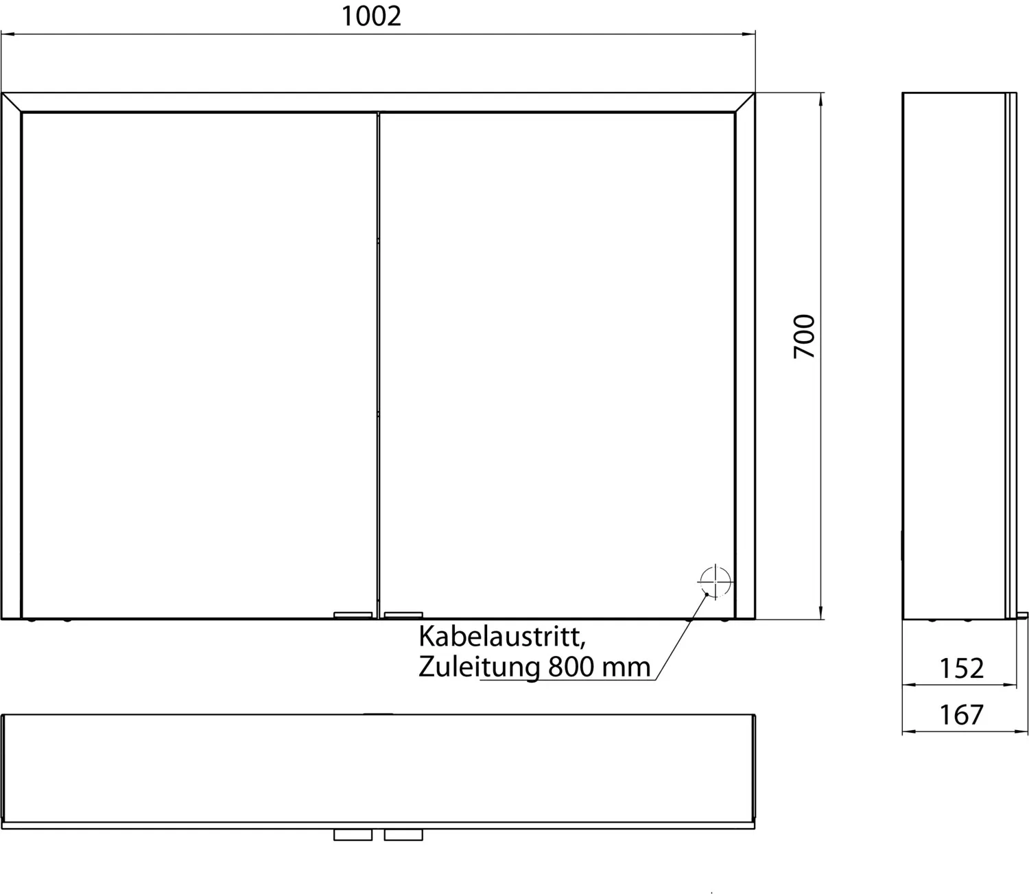 emco Spiegelschrank „prime 3“