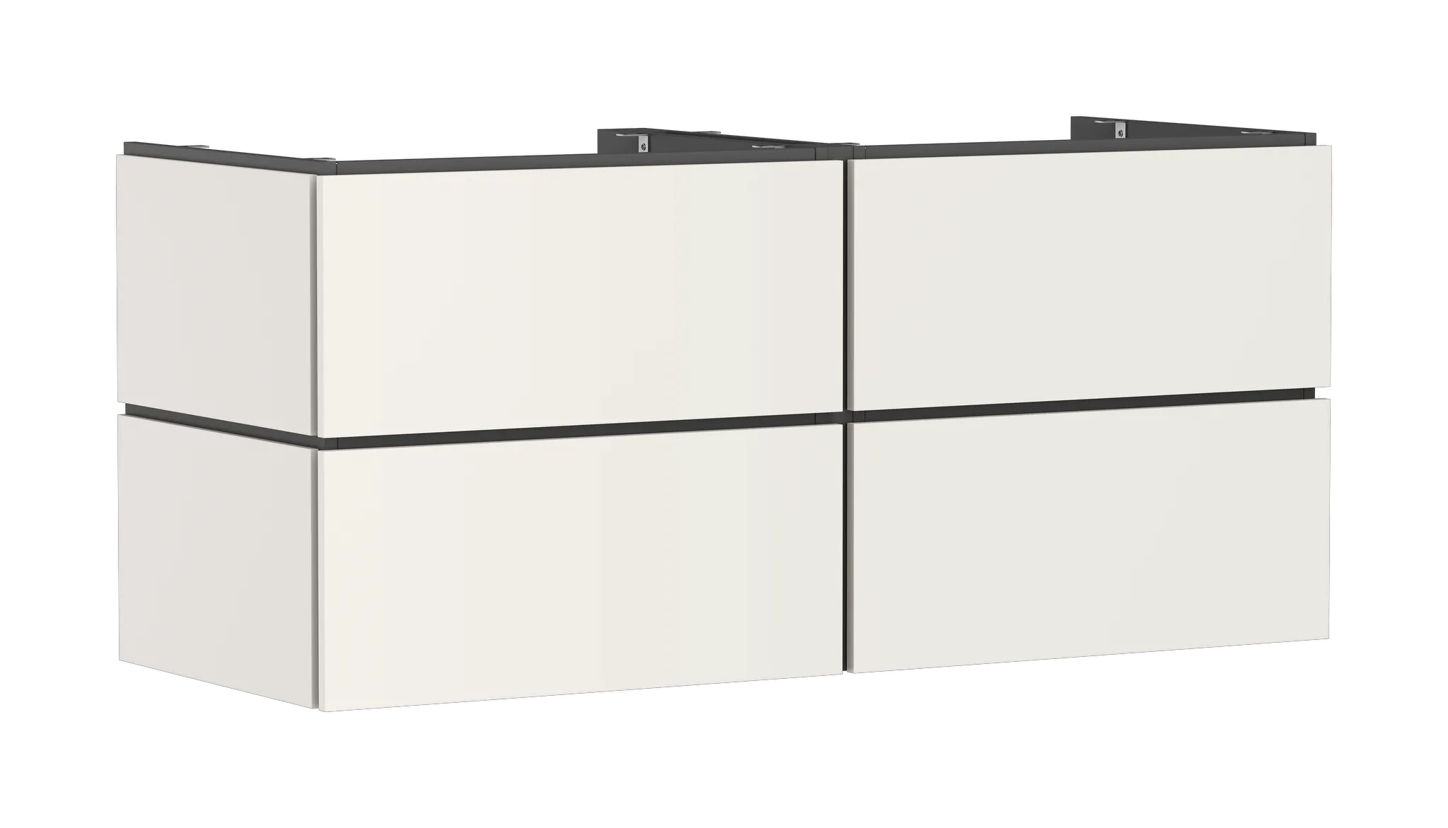 Hansgrohe Waschtischunterschrank Xilesa E, Sandbeige Matt, 1375x550 mm, 4 Schubkästen, Vollauszug mit SoftClose, Wandmontage Hansgrohe Waschtischunterschrank Xilesa E, Sandbeige Matt, 1375x550 mm, 4 Schubkästen, Vollauszug mit SoftClose, Wandmontage