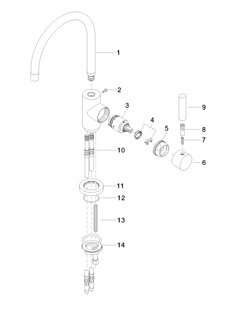 Einhebelmischer TARA Chrom 33800888