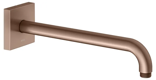 Brausen und Brausezubehör Brausearm Wandanschluss Ausladung 300 mm Rotgold gebürstet Brausen und Brausezubehör Brausearm Wandanschluss Ausladung 300 mm Rotgold gebürstet