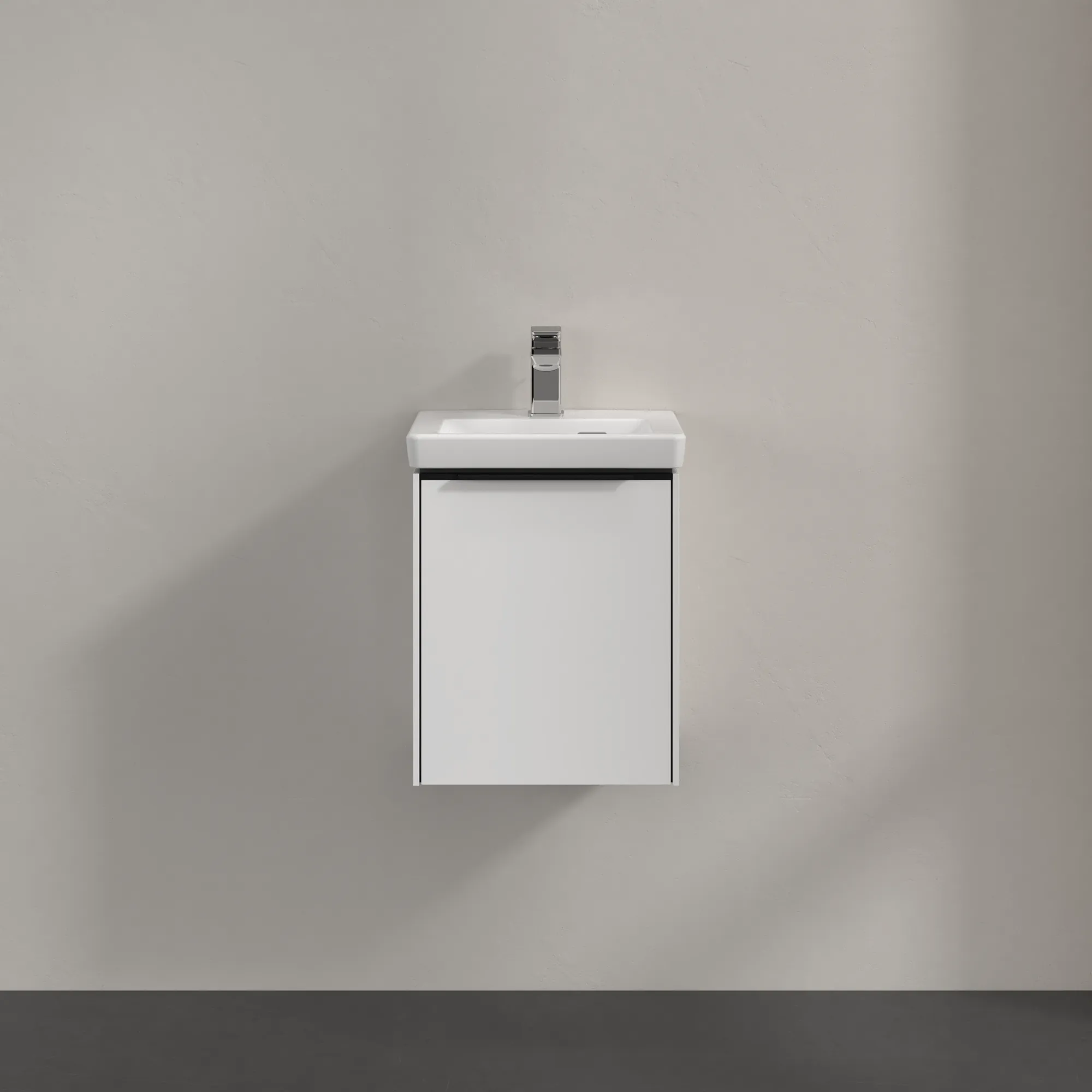 Villeroy & Boch Waschbeckenunterschrank Subway 3.0, Brilliant White, 351 x 429 x 293 mm, 1 Tür, SoftClosing, Wandmontage Villeroy & Boch Waschbeckenunterschrank Subway 3.0, Brilliant White, 351 x 429 x 293 mm, 1 Tür, SoftClosing, Wandmontage