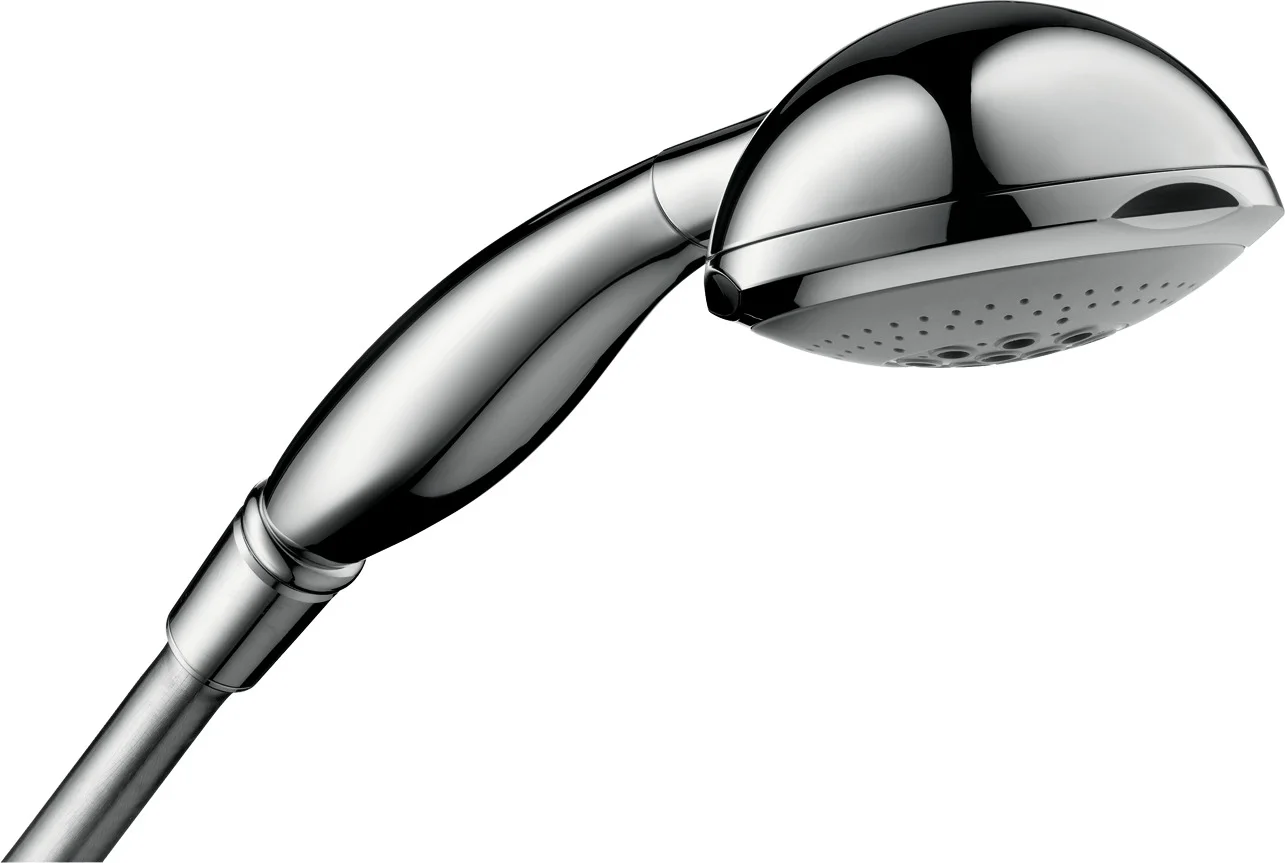 Hansgrohe AXOR Terrano Handbrause Chrom/Gold Optic mit Quiclean-Technologie, DN15 Hansgrohe AXOR Terrano Handbrause Chrom/Gold Optic mit Quiclean-Technologie, DN15