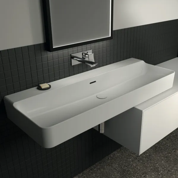 Ideal Standard Waschtischunterschrank Conca, 2 Auszüge, Weiß Ideal Standard Waschtischunterschrank Conca, 2 Auszüge, Weiß