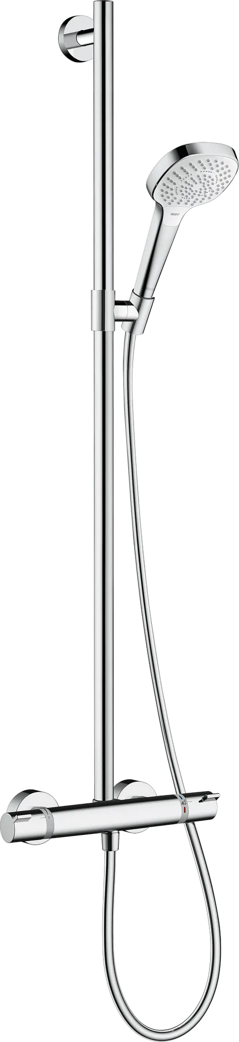 Hansgrohe Croma Select E SemiPipe 110 Multi mit Thermostat, Weiß/Chrom Hansgrohe Croma Select E SemiPipe 110 Multi mit Thermostat, Weiß/Chrom