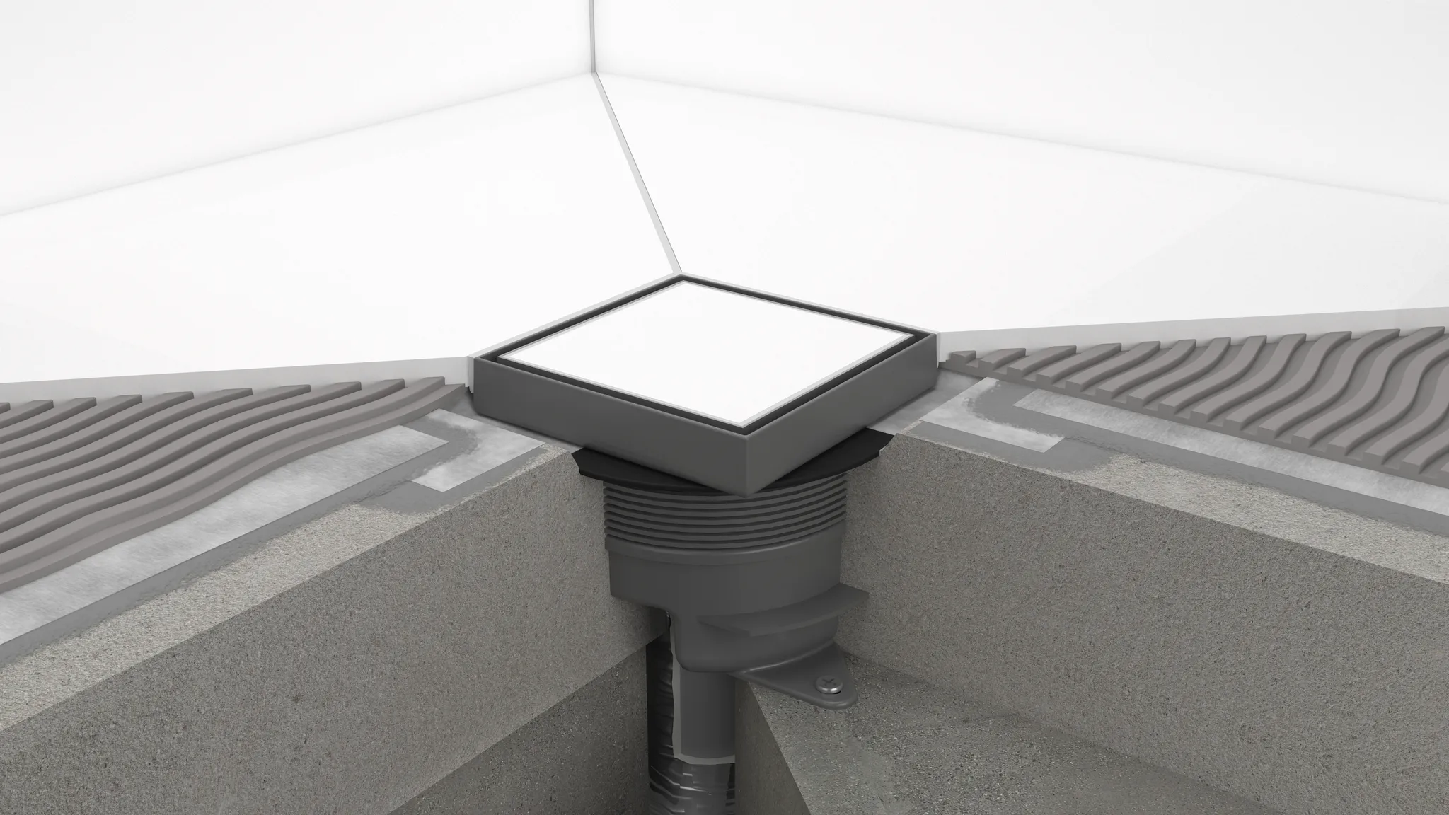 Hansgrohe Duschrinne „RainDrain Spot Plus“ in Edelstahl Hansgrohe Duschrinne „RainDrain Spot Plus“ in Edelstahl