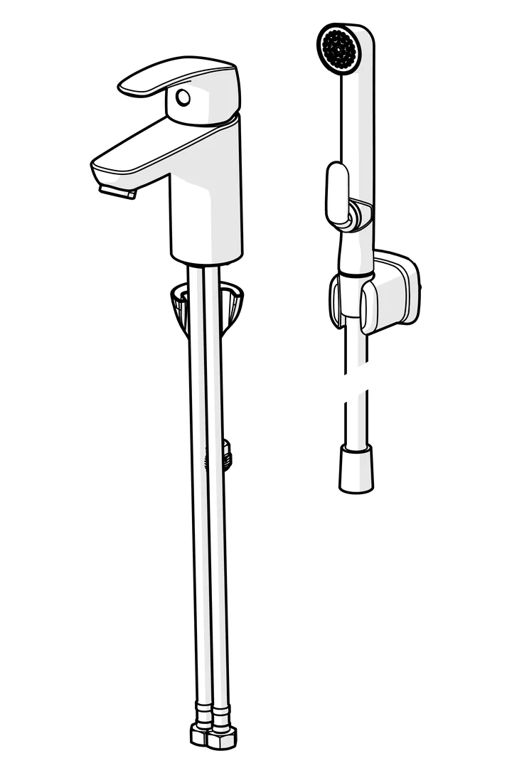 HansaPINTO Waschtischarmatur Hansapinto 2017 Einhebelmischer Chrom