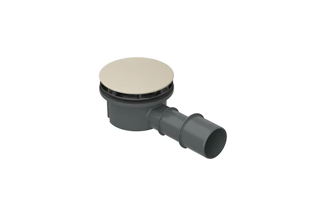 Compact+, seitlich - 0,5 l/s, Ab- und Überlauf, Duschwanne, Duschfläche, 225x115x85 mm, Weiß, Kunststoff