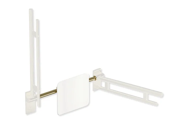 HEWI Rückenstütze System 900, weiß, PVD