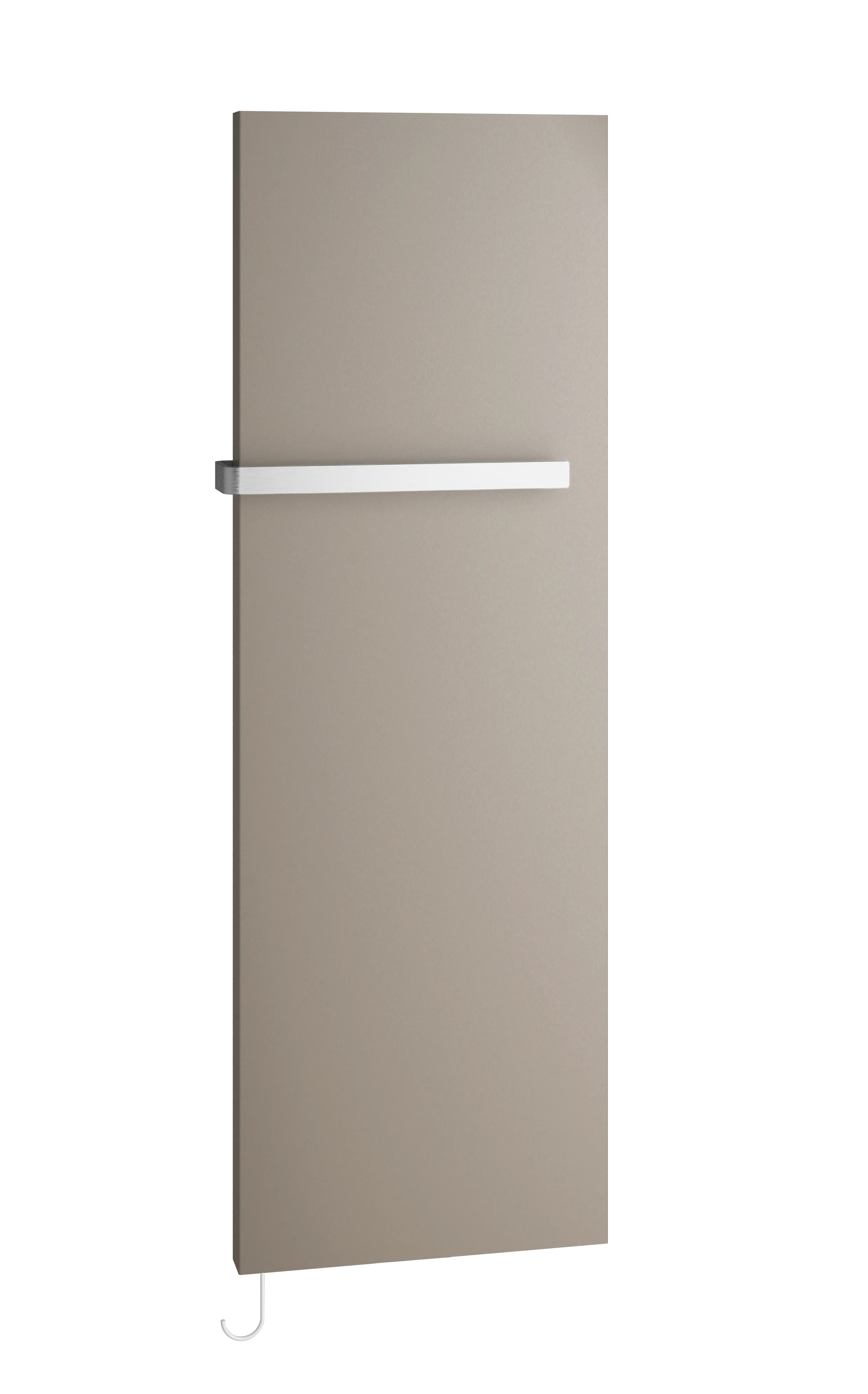 Kermi Design-Elektroheizkörper „Rubeo®-E“ 47 × 172,5 cm in glanzsilber Metallic