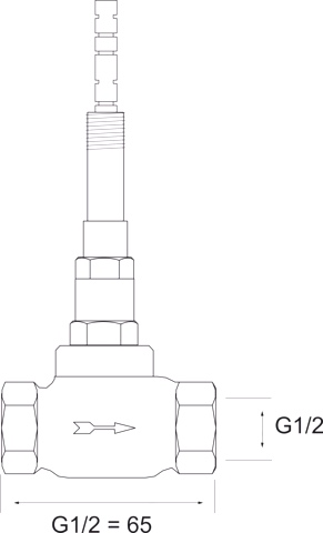 Hansa Oberteil Hansa 0220 G1⁄2 DN15 Wandmontage für Unterputz-Einbaukörper Hansa Oberteil Hansa 0220 G1⁄2 DN15 Wandmontage für Unterputz-Einbaukörper