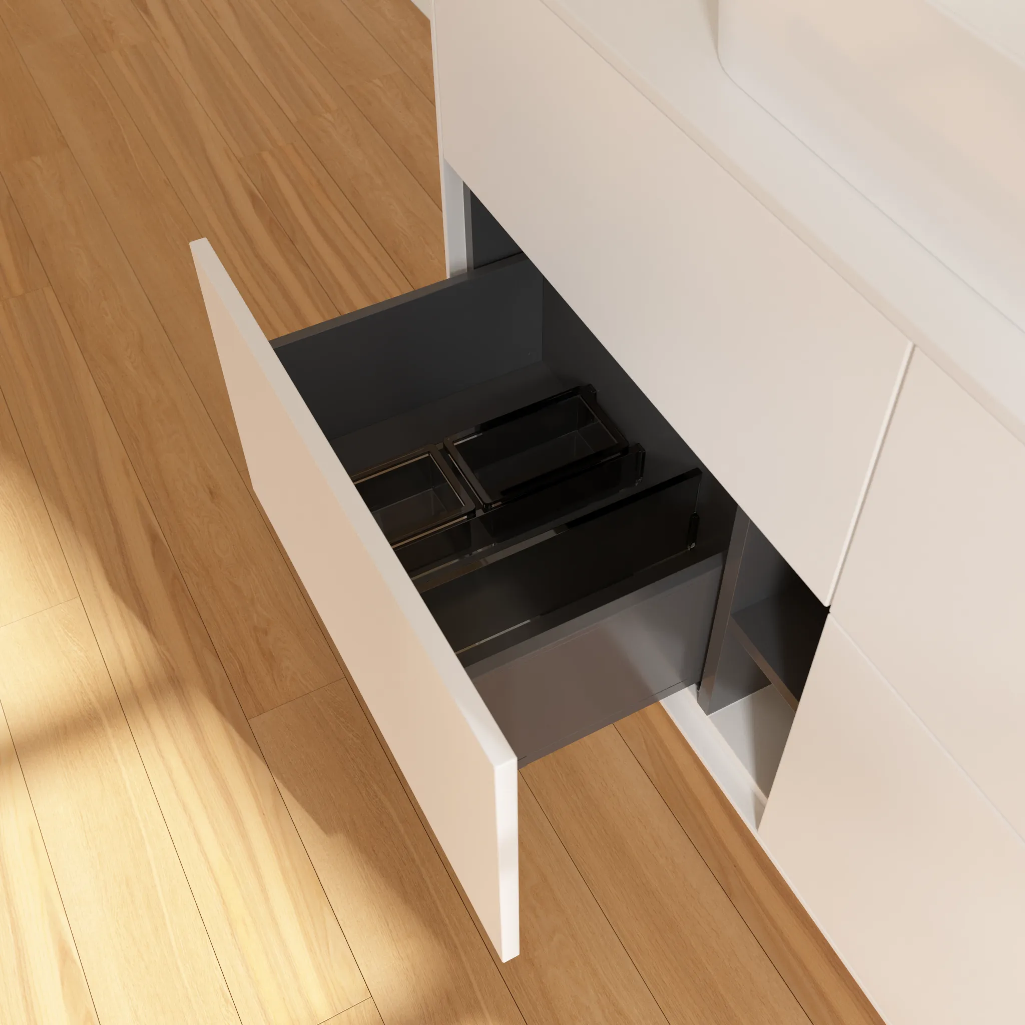 Villeroy & Boch Waschtischunterschrank „Finion“ für Schrankwaschtisch 1200 × 603 × 501 mm White Matt Lacquer, für Becken mittig Villeroy & Boch Waschtischunterschrank „Finion“ für Schrankwaschtisch 1200 × 603 × 501 mm White Matt Lacquer, für Becken mittig