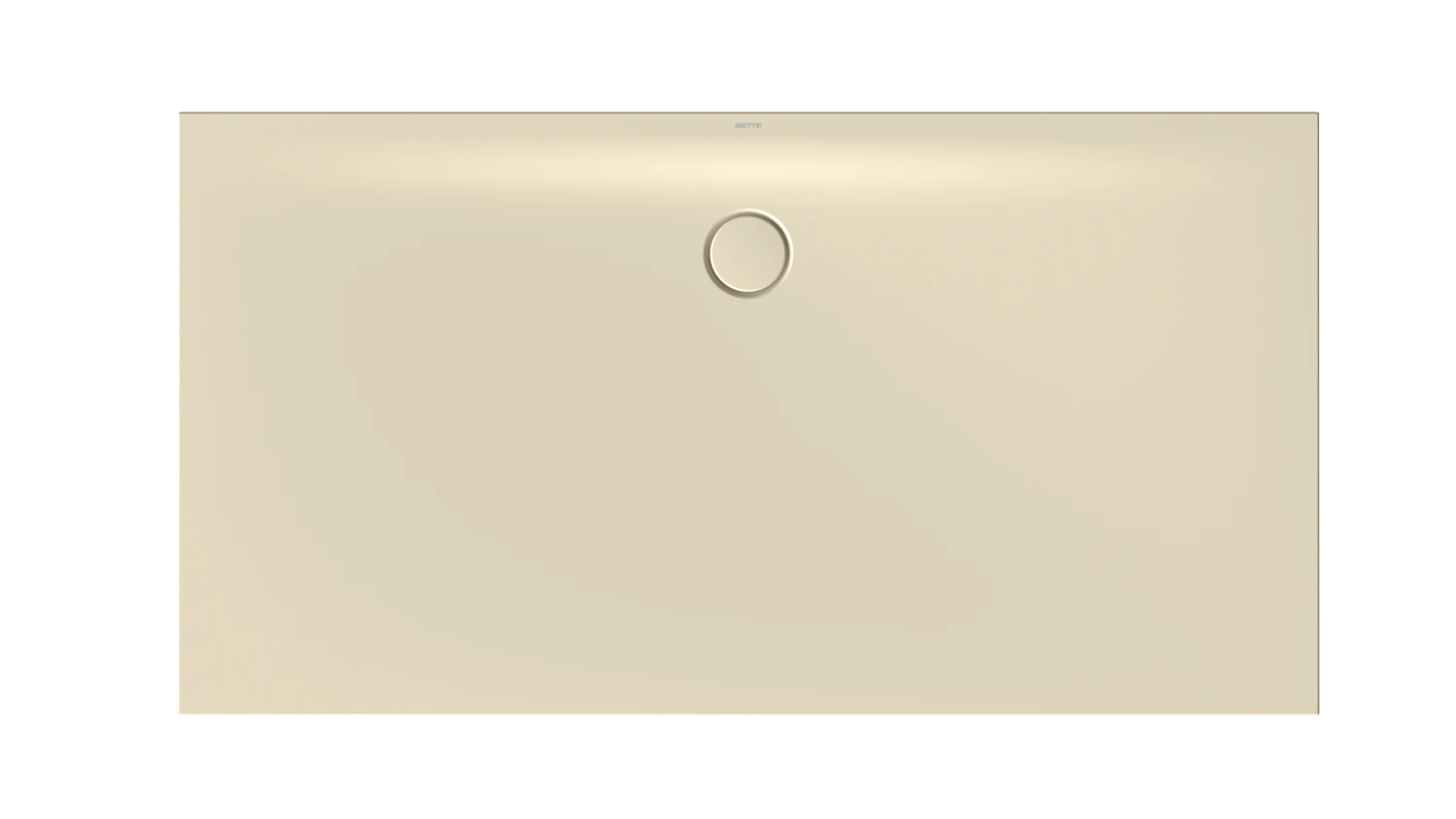 Bette rechteck Duschwanne „BetteFloor Side“ 1700 × 900 mm ohne Oberflächenbeschichtung, mit BetteGlasur Plus, ohne Wannenträger, in Jasmin