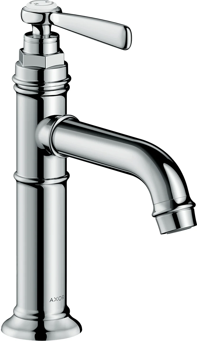 Hansgrohe AXOR Montreux Einhebel-Waschtischmischer 100, Chrom, Ausladung 142 mm, Auslaufhöhe 98 mm, Hebelgriff, Normalstrahl, max. Durchfluss 5 l/min