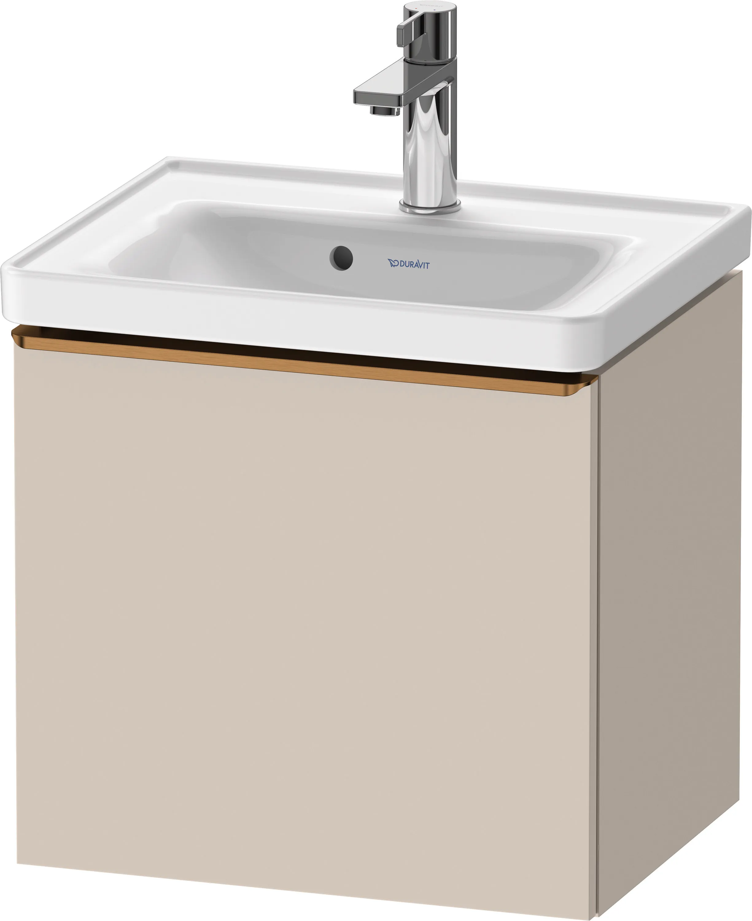 Duravit Waschtischunterschrank wandhängend „D-Neo“ 48,4 × 44 × 37,2 cm Taupe Matt