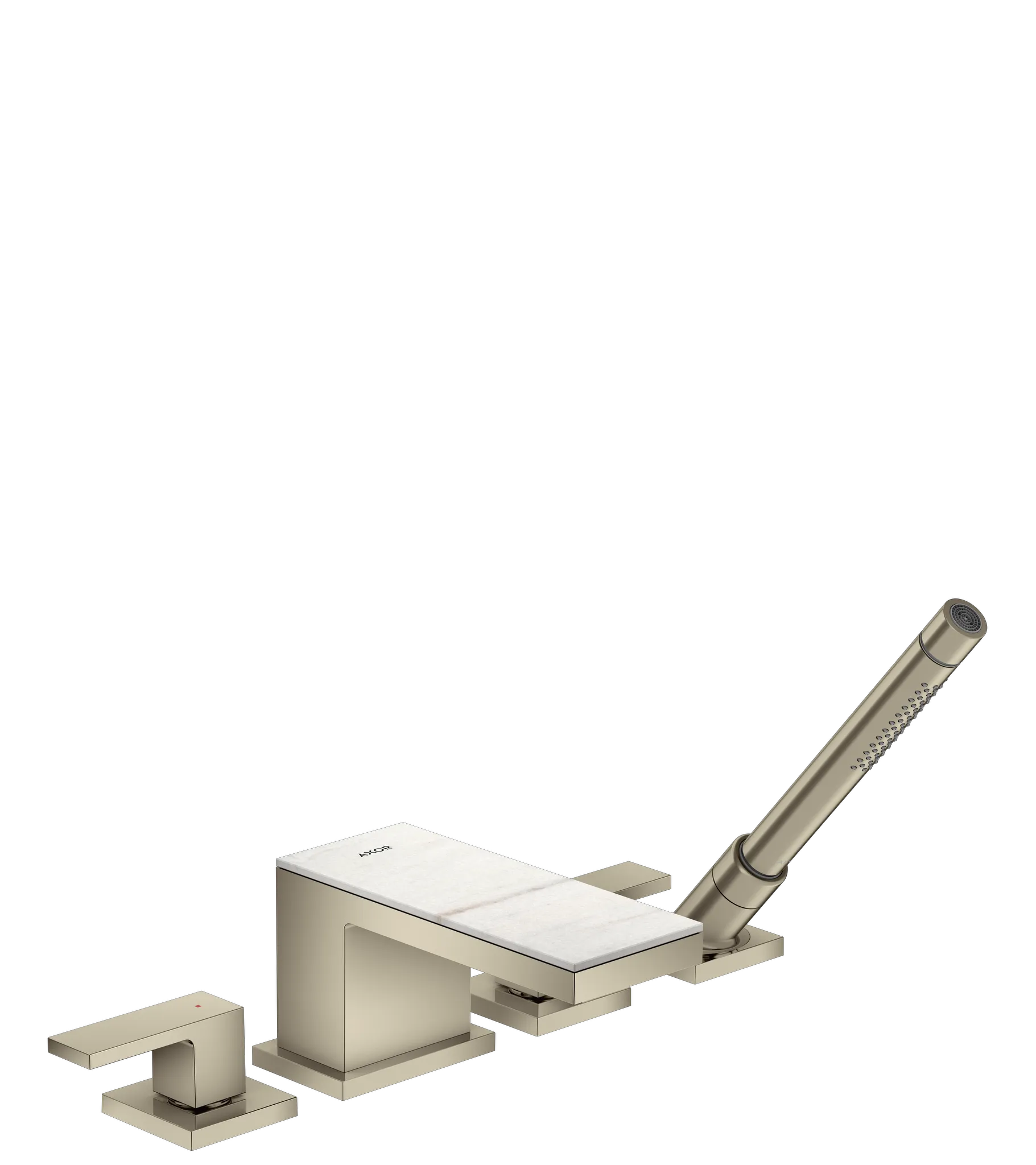 Hansgrohe AXOR MyEdition Mischer mit Platte 200 Marmor Lasa Covelano Vena Oro Hansgrohe AXOR MyEdition Mischer mit Platte 200 Marmor Lasa Covelano Vena Oro