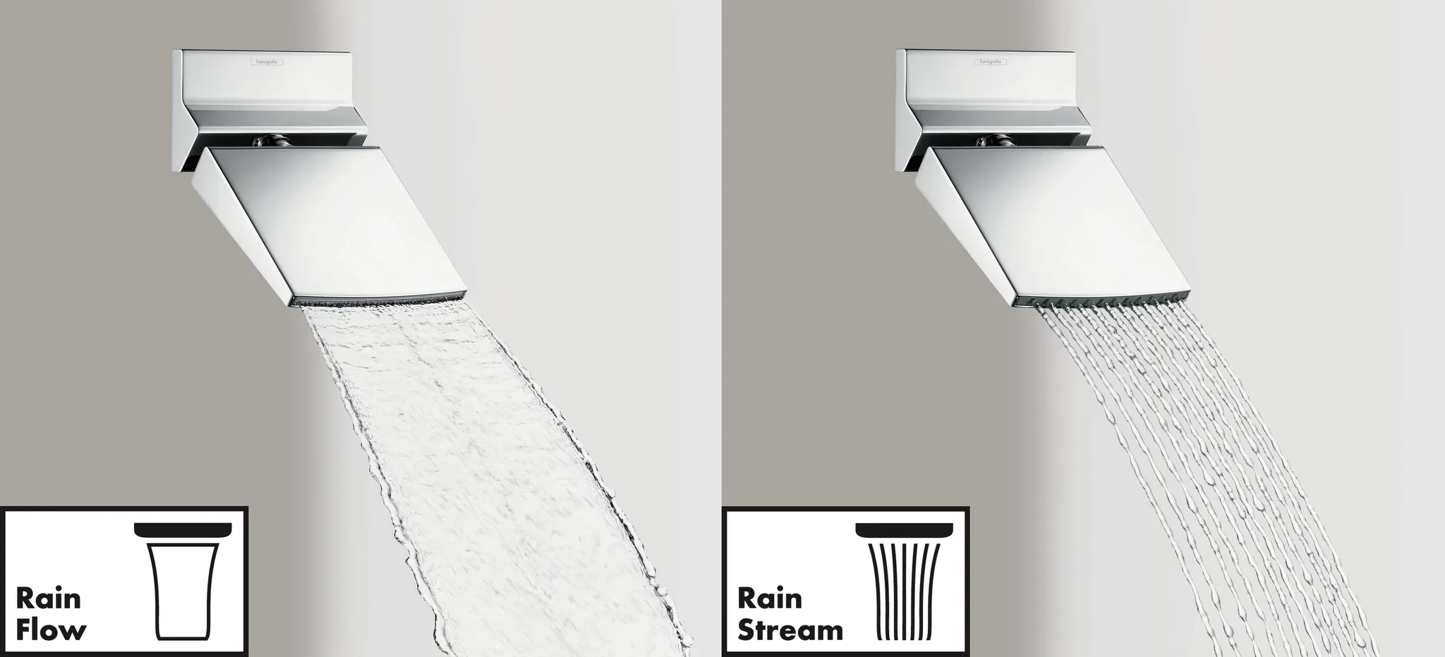 Kopfbrause Raindance Rainfall 150 Stream DN15 chrom