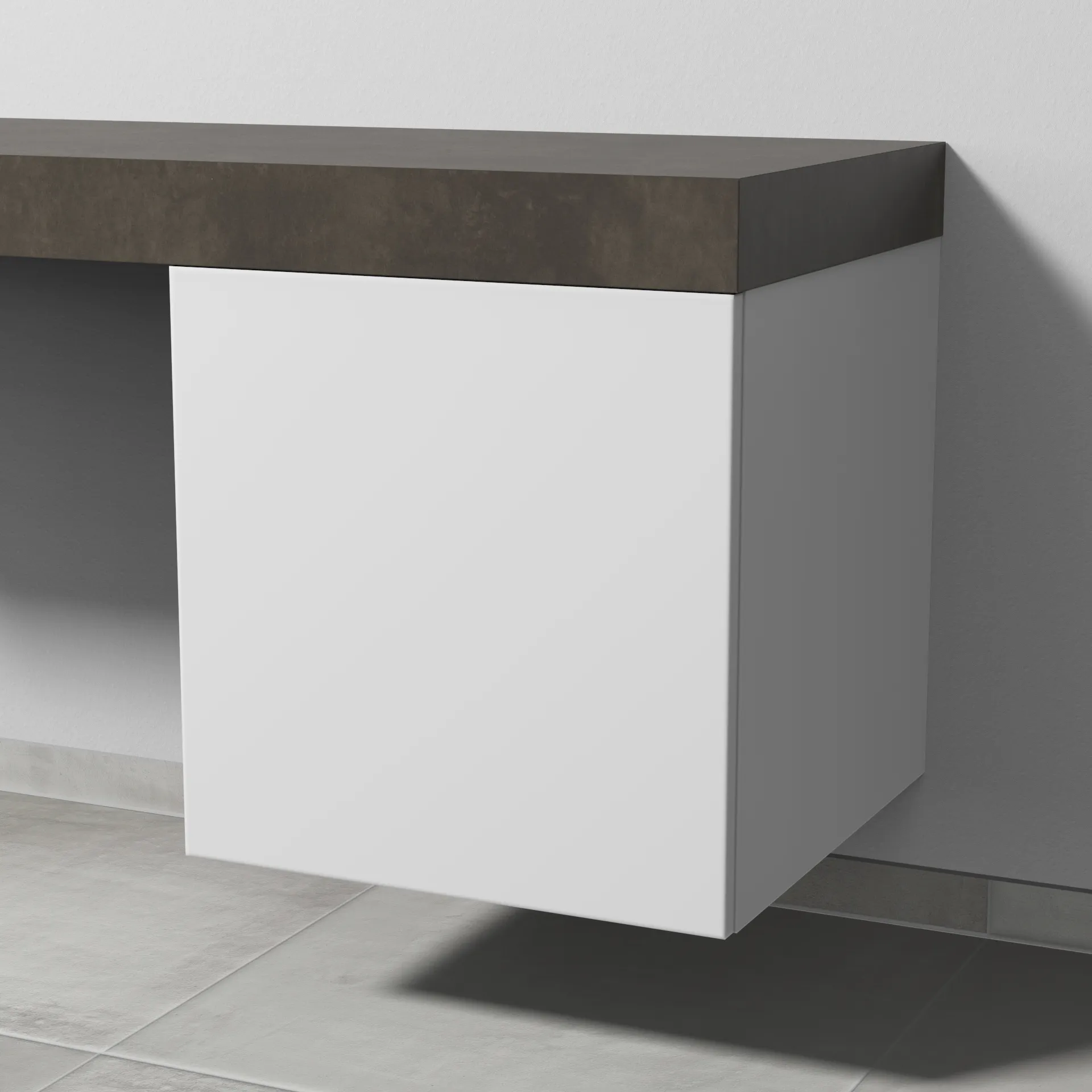 Sanipa Anbauschrank „2morrow“ 500 × 510 × 520 mm in Weiß (matt)