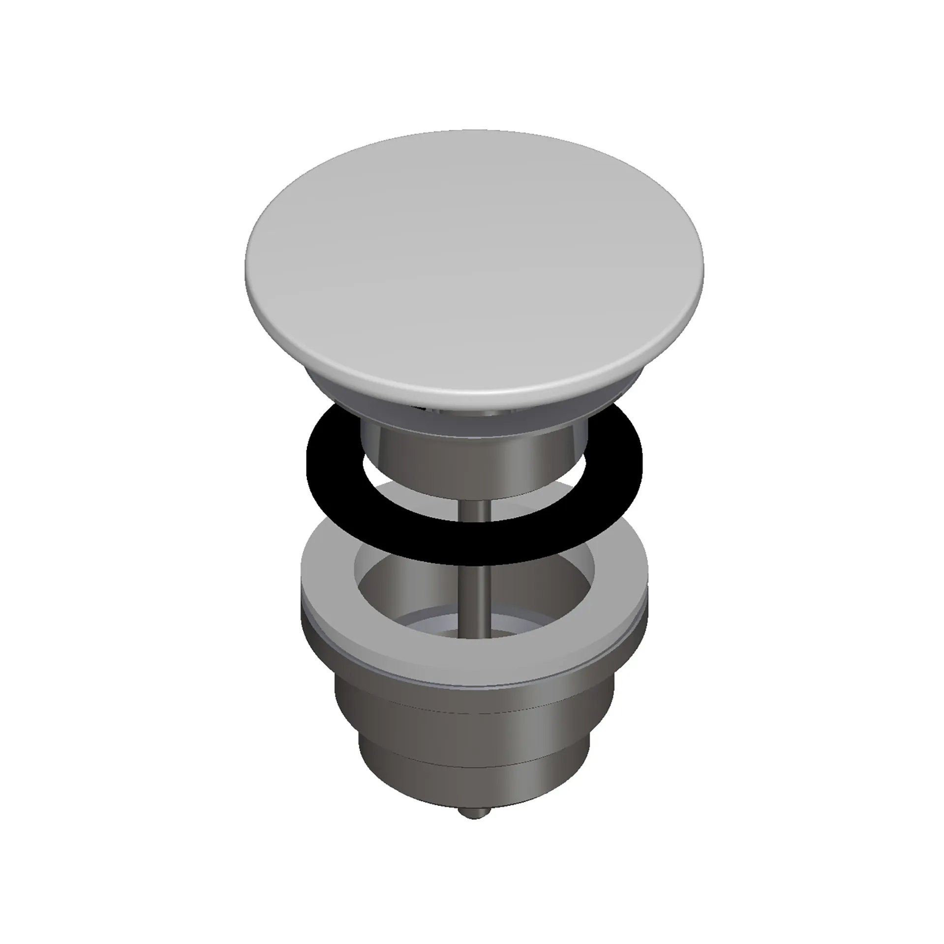 Ablaufventil nicht verschließbar mit Saphirkeramik-Abdeckung weiß Ablaufventil nicht verschließbar mit Saphirkeramik-Abdeckung weiß