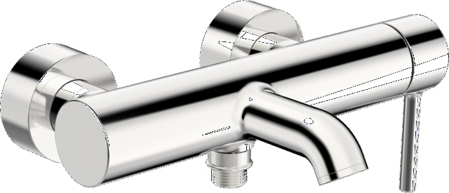 HansaVANTIS Style EHM Wannenfüll- und Brausebatterie Chrom 168 mm HansaVANTIS Style EHM Wannenfüll- und Brausebatterie Chrom 168 mm