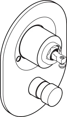 Hansgrohe Umrüstset Kugel auf M3 Wannenmischer Unterputz mit Rücksaugsicherung Edelstahl Optic Hansgrohe Umrüstset Kugel auf M3 Wannenmischer Unterputz mit Rücksaugsicherung Edelstahl Optic