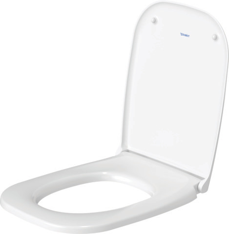 WC-Sitz D-Code mit SoftClose Scharniere Kunststoff, weiß