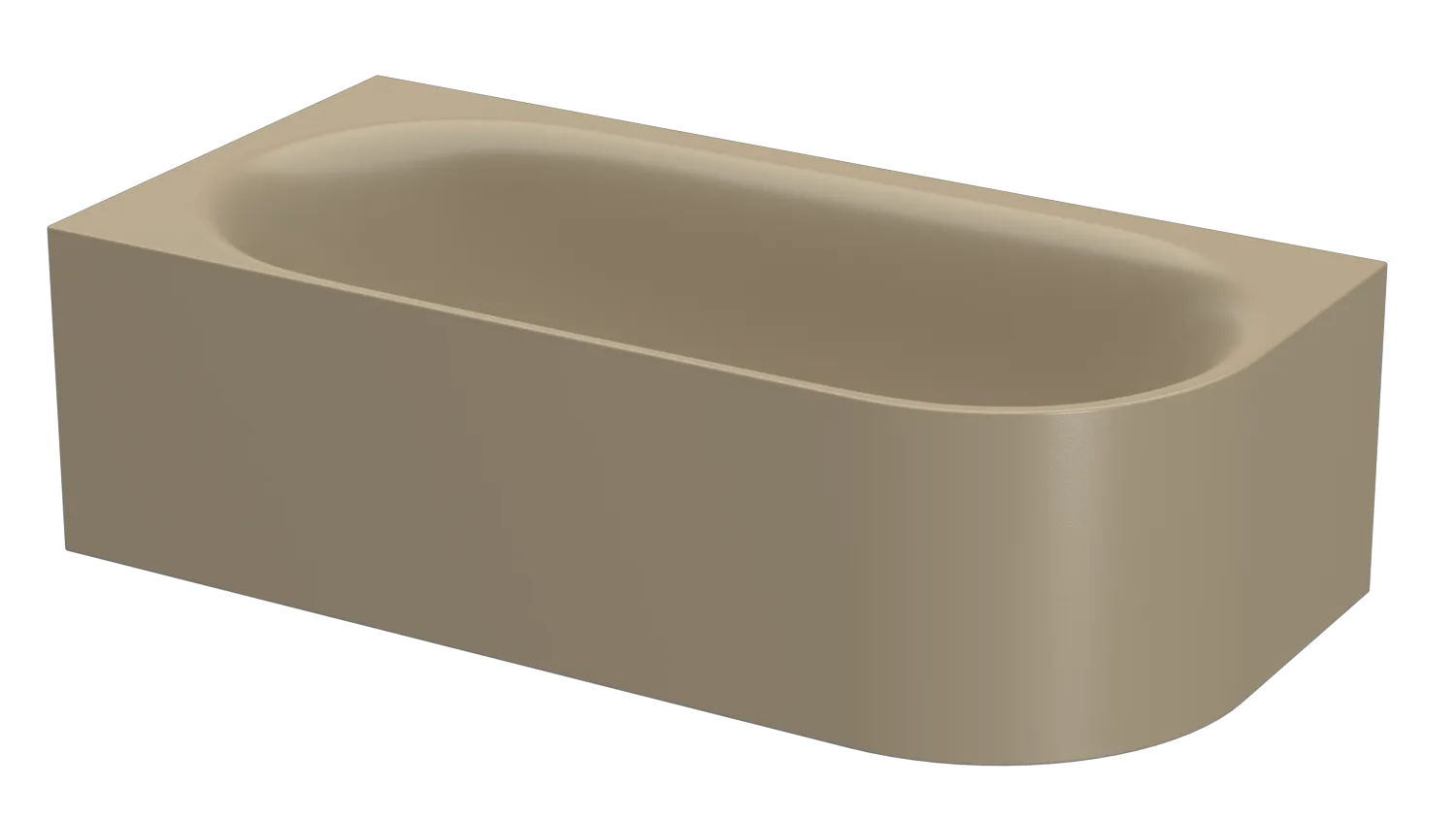 Bette BetteLux Oval IV Silhouette Badewanne, Eck, Sonderform, Hazel, 1950x950x450 mm, 2-Sitzer, glasierter Titan-Stahl Bette BetteLux Oval IV Silhouette Badewanne, Eck, Sonderform, Hazel, 1950x950x450 mm, 2-Sitzer, glasierter Titan-Stahl