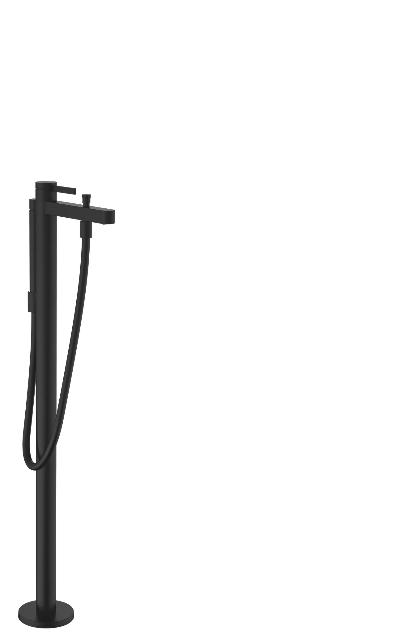 Hansgrohe Finoris Einhebel-Wannenmischer bodenstehend, Mattschwarz Hansgrohe Finoris Einhebel-Wannenmischer bodenstehend, Mattschwarz