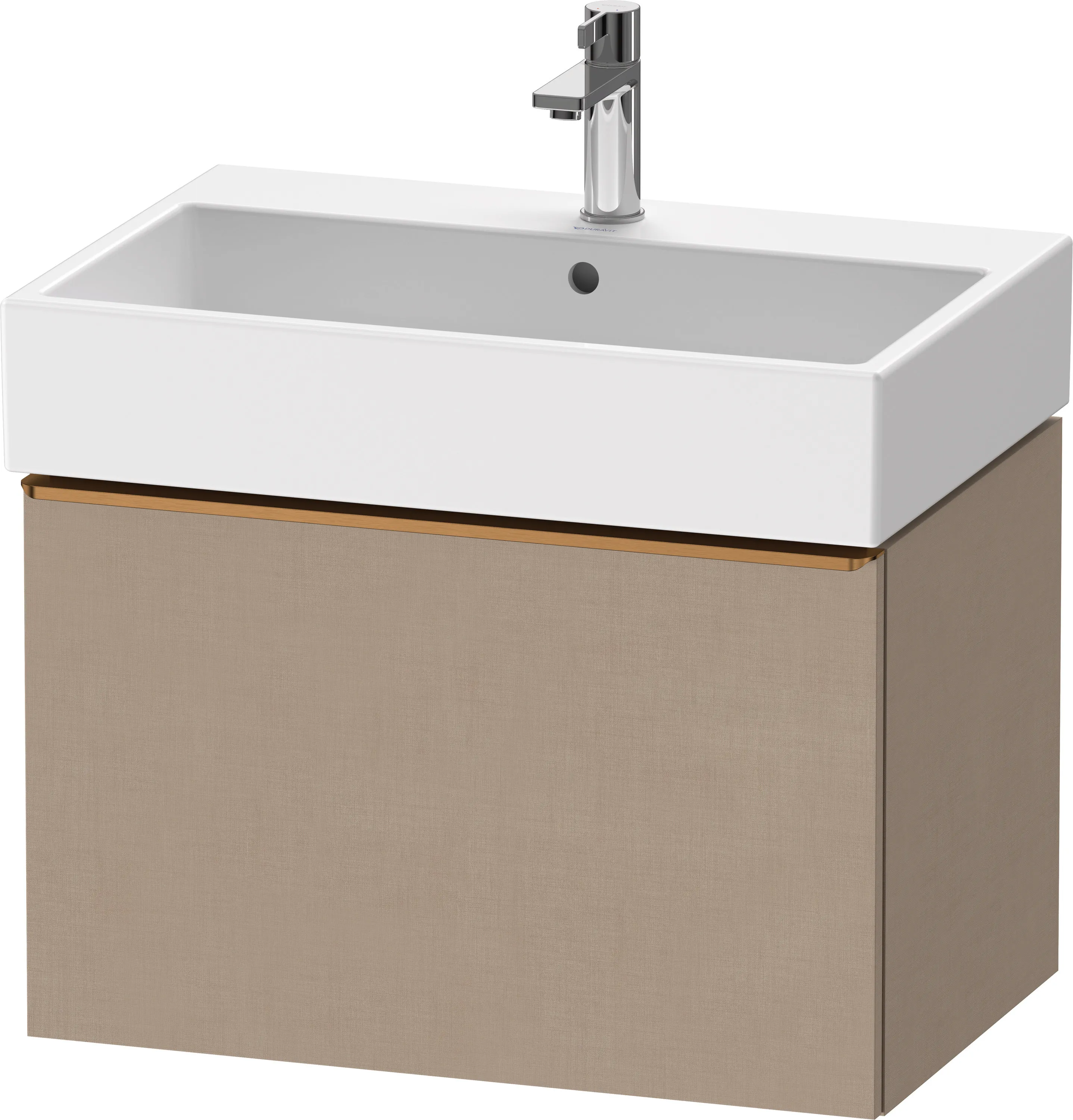 Duravit Waschtischunterschrank wandhängend „D-Neo“ 68,4 × 44 × 44,2 cm in Leinen