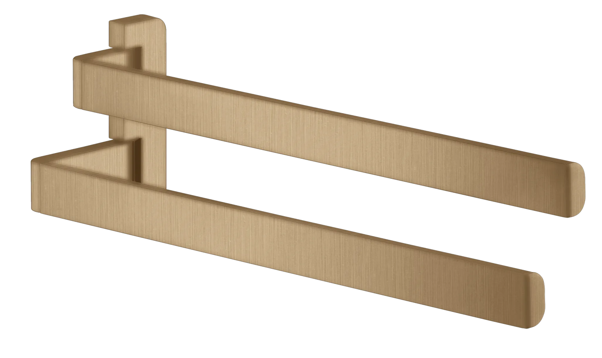 Hansgrohe AXOR Universal Softsquare Handtuchhalter zweiarmig, Brushed Bronze