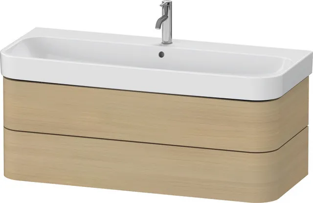 Duravit Waschtischunterschrank wandhängend „Happy D.2 Plus“ 117,5 × 41,5 × 49 cm Mediterrane Eiche Duravit Waschtischunterschrank wandhängend „Happy D.2 Plus“ 117,5 × 41,5 × 49 cm Mediterrane Eiche