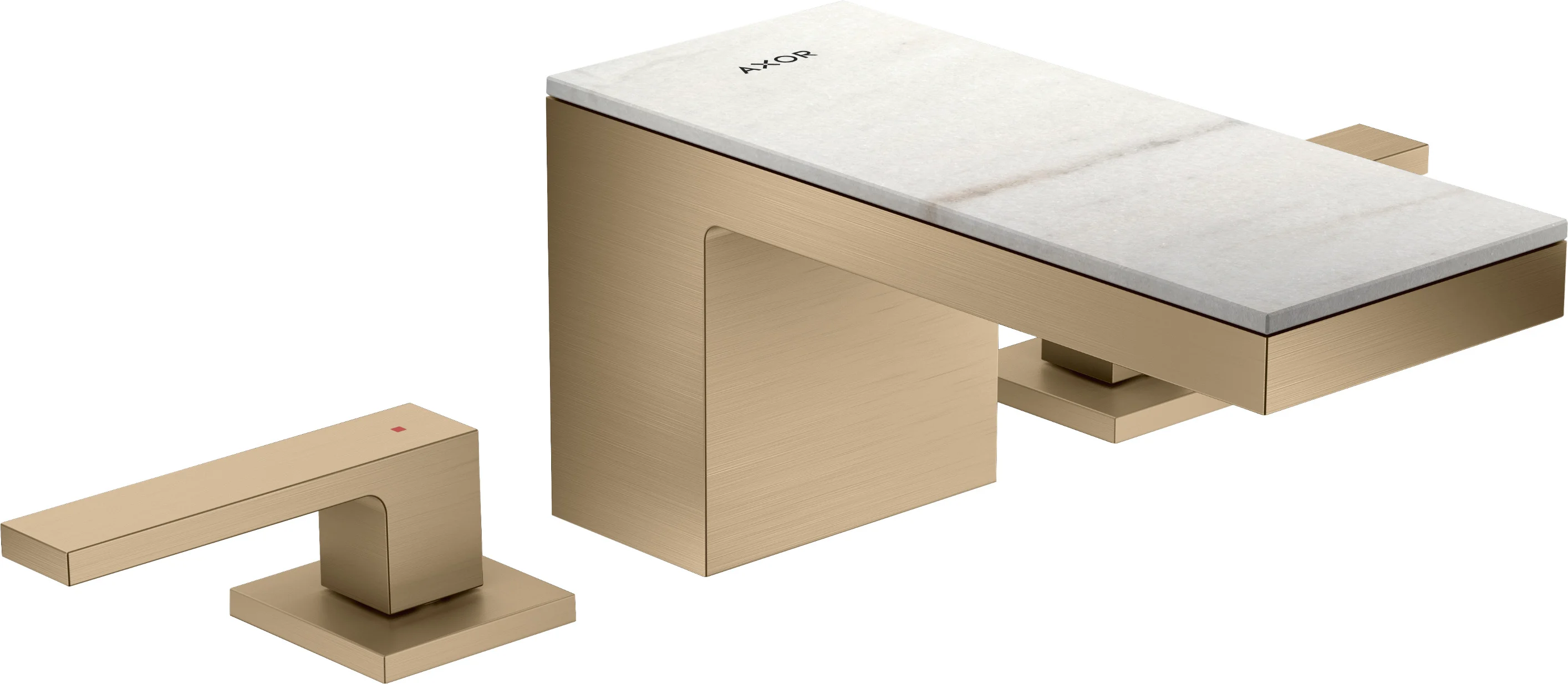 Hansgrohe AXOR MyEdition Platte 200 mm Marmor Lasa Covelano Vena Oro abnehmbar Hansgrohe AXOR MyEdition Platte 200 mm Marmor Lasa Covelano Vena Oro abnehmbar