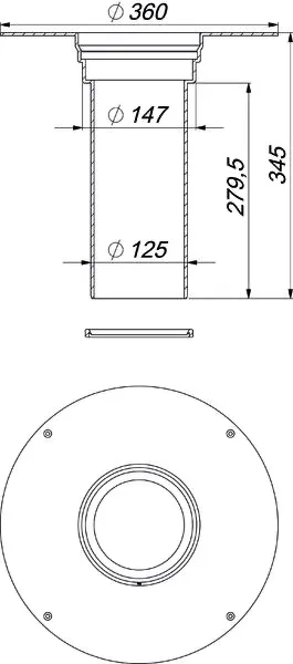 Aufstockelement 630 FPO-PP Aufstockelement 630 FPO-PP