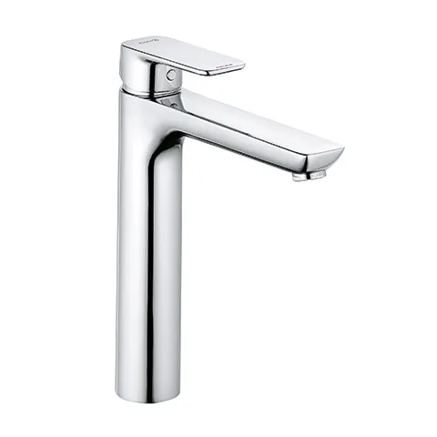 Kludi PURE&STYLE Waschschüssel-Einhandmischer DN 10, chrom, 3,8 l/min, 1-Loch-Montage, geschlossener Metallhebel Kludi PURE&STYLE Waschschüssel-Einhandmischer DN 10, chrom, 3,8 l/min, 1-Loch-Montage, geschlossener Metallhebel