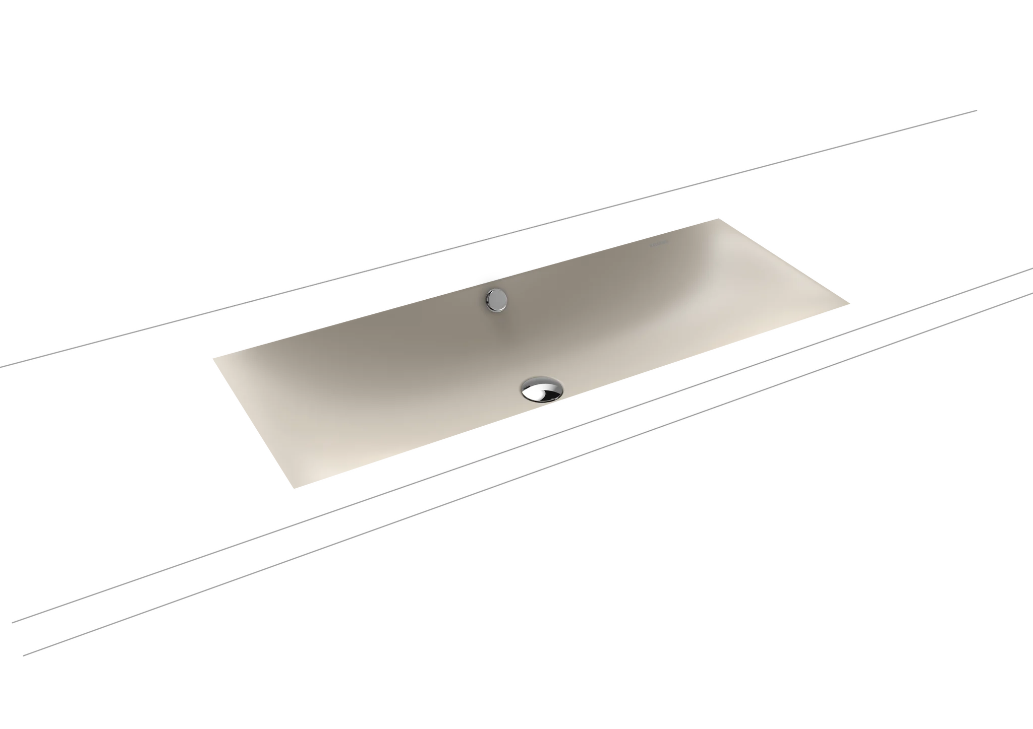 Kaldewei SILENIO Unterbauwaschtisch, Modell 3048, 934x391 mm, warm grey 10, Perl-Effekt, Antidröhn, mit Überlauf, Sichtteile schwarz matt 100 Kaldewei SILENIO Unterbauwaschtisch, Modell 3048, 934x391 mm, warm grey 10, Perl-Effekt, Antidröhn, mit Überlauf, Sichtteile schwarz matt 100