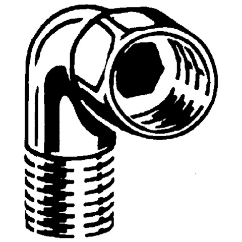 Anschlusswinkel 12430, für Grohtherm XL DN 32, chrom Anschlusswinkel 12430, für Grohtherm XL DN 32, chrom