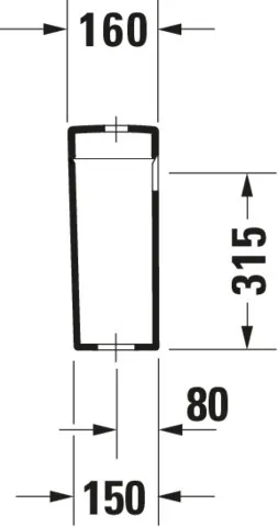 Spülkasten „Happy D.2“ 39,5 × 39,5 × 16 cm Spülkasten „Happy D.2“ 39,5 × 39,5 × 16 cm