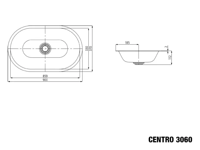 Kaldewei CENTRO Unterbauwaschtisch, schwarz matt 100, Perl-Effekt, Antidröhn, 910x380x112 mm Kaldewei CENTRO Unterbauwaschtisch, schwarz matt 100, Perl-Effekt, Antidröhn, 910x380x112 mm