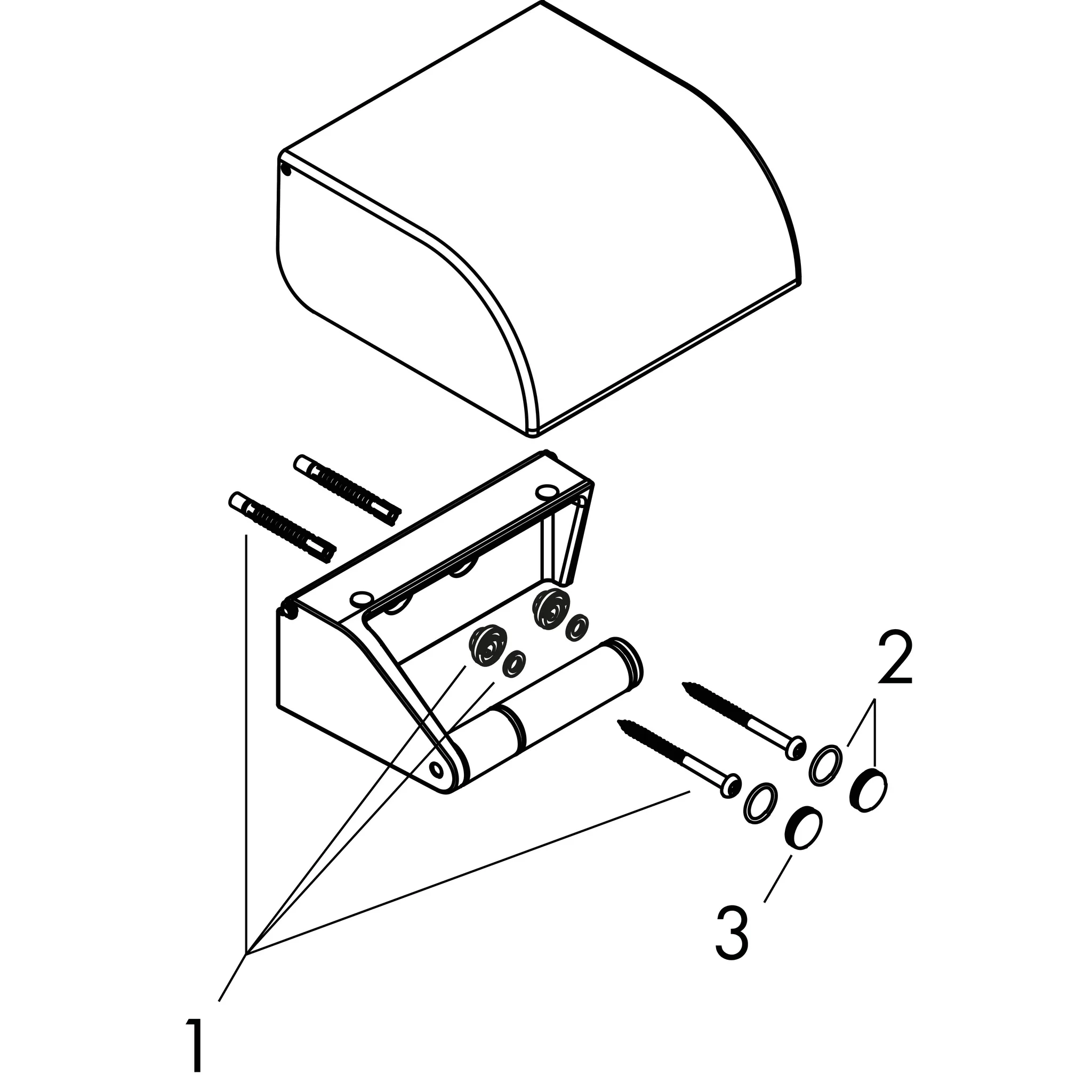 Toilettenpapierhalter mit Deckel Axor Universal Circular chrom Toilettenpapierhalter mit Deckel Axor Universal Circular chrom