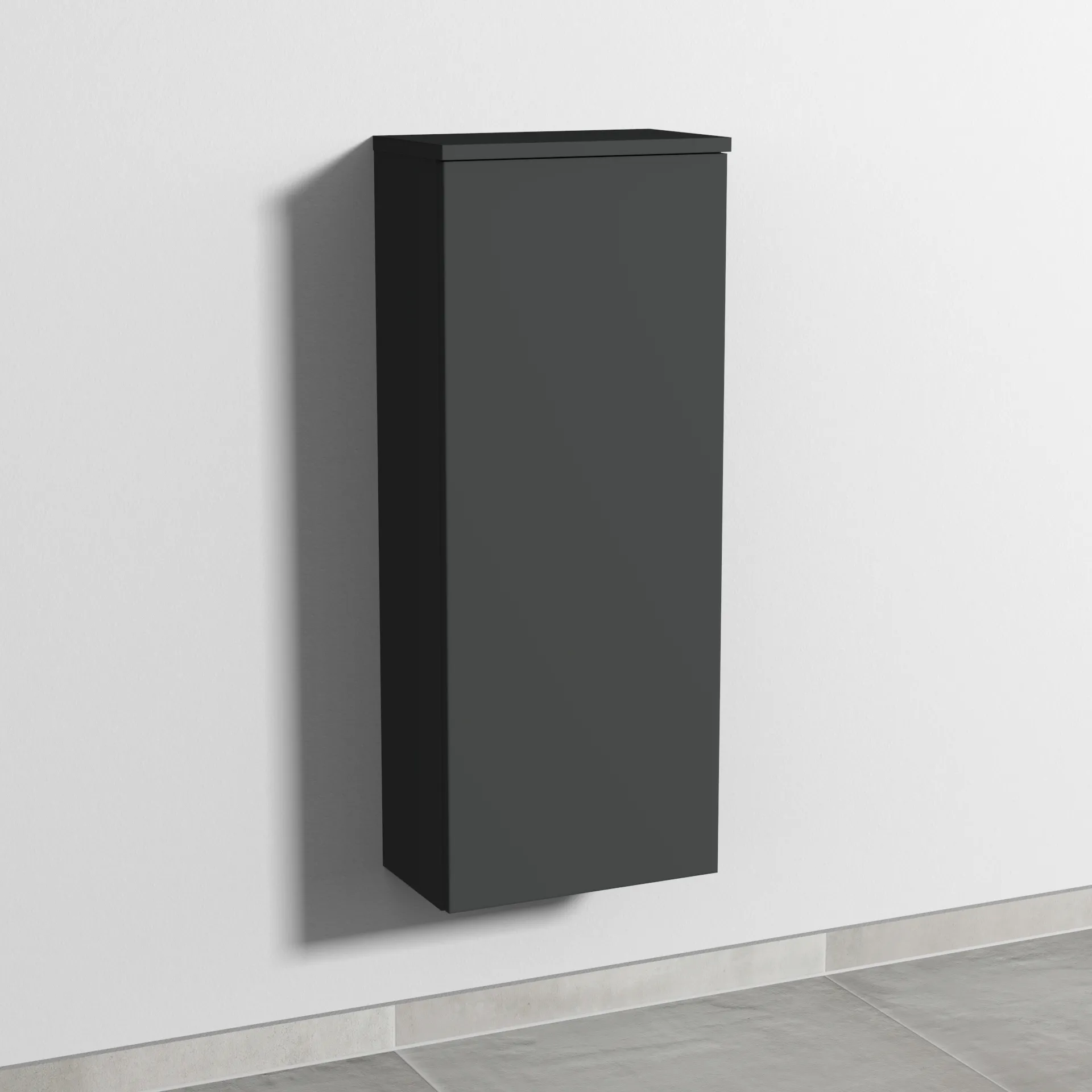 Sanipa Mittelschrank „3way“ 350 × 850 × 199 mm Anschlag rechts, in Graphit (matt), Anschlag rechts