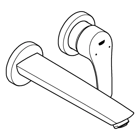 Grohe Unterputz-Armatur „Eurosmart“ Ausladung 209 mm Grohe Unterputz-Armatur „Eurosmart“ Ausladung 209 mm