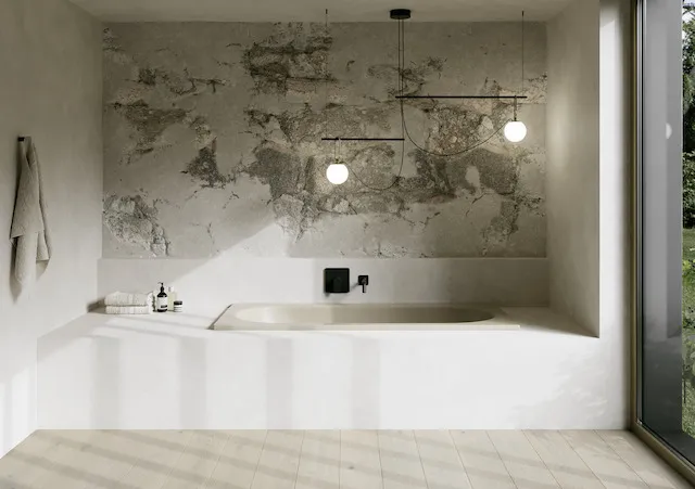 BetteStarlet Badewanne Rechteck 1700x700 mm Greige glasierter Titan-Stahl Einbau 2-Sitzer