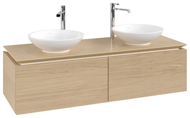 Villeroy & Boch Waschtischunterschrank „Legato“ für Schrankwaschtisch 1400 × 380 × 500 mm Nordic Oak, für links und rechts Villeroy & Boch Waschtischunterschrank „Legato“ für Schrankwaschtisch 1400 × 380 × 500 mm Nordic Oak, für links und rechts