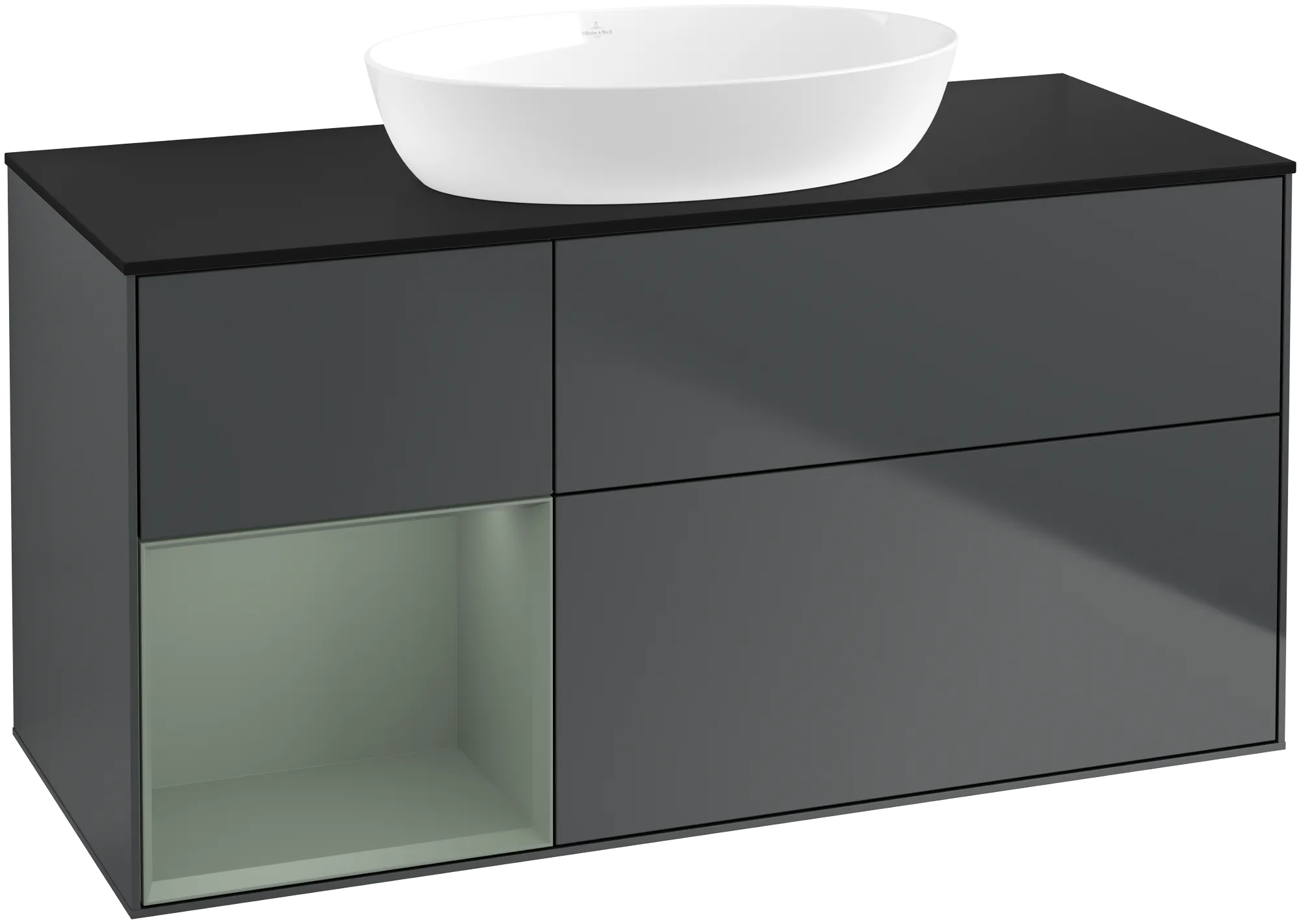 Villeroy & Boch Finion Waschbeckenunterschrank FA6, 1200x603x501mm, Midnight Blue Matt/Lacquer