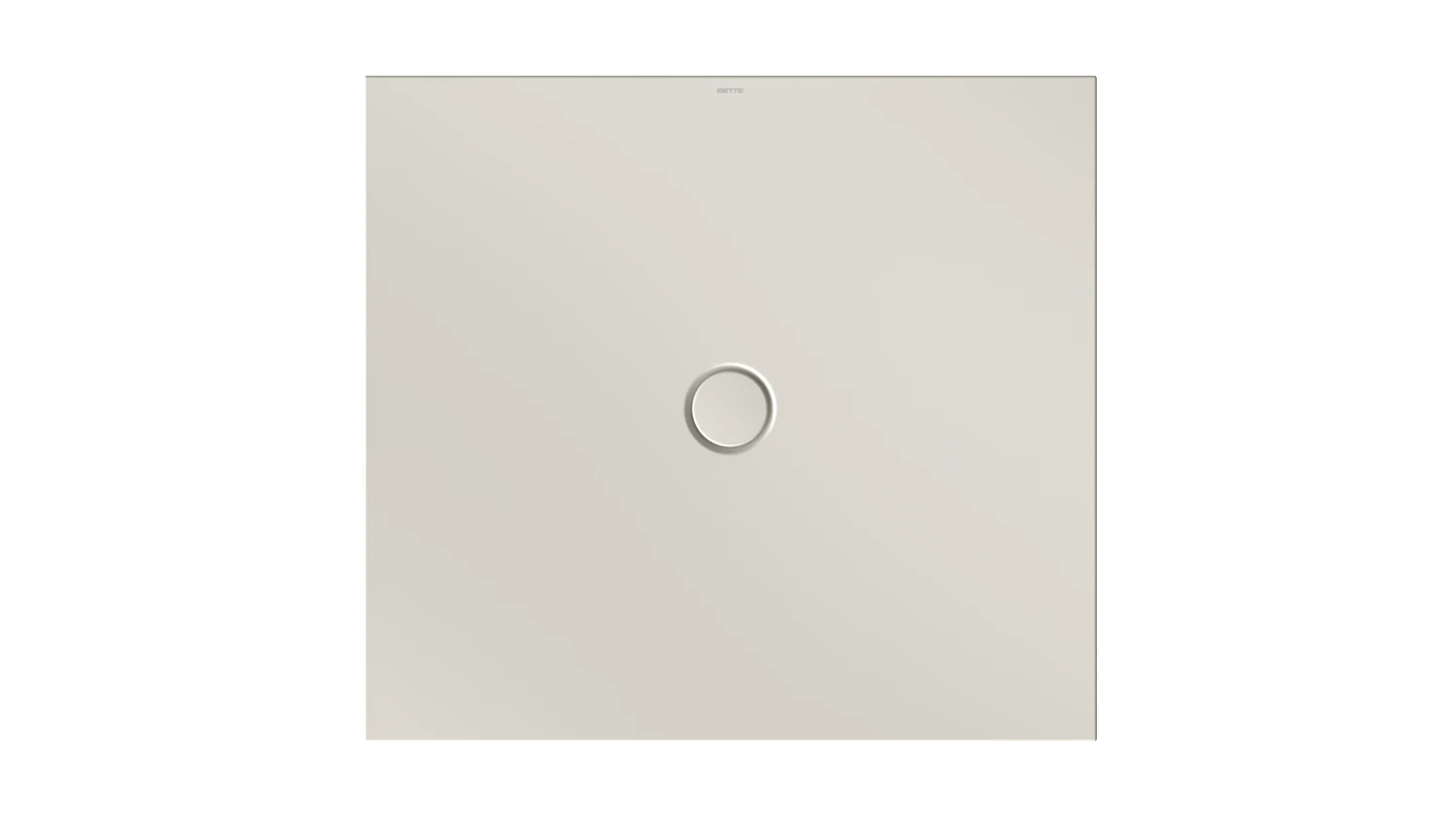 Bette rechteck Duschwanne „BetteFloor“ 1100 × 1000 mm mit BetteAntirutsch Pro, ohne Oberflächenveredelung, ohne Wannenträger, in Flax