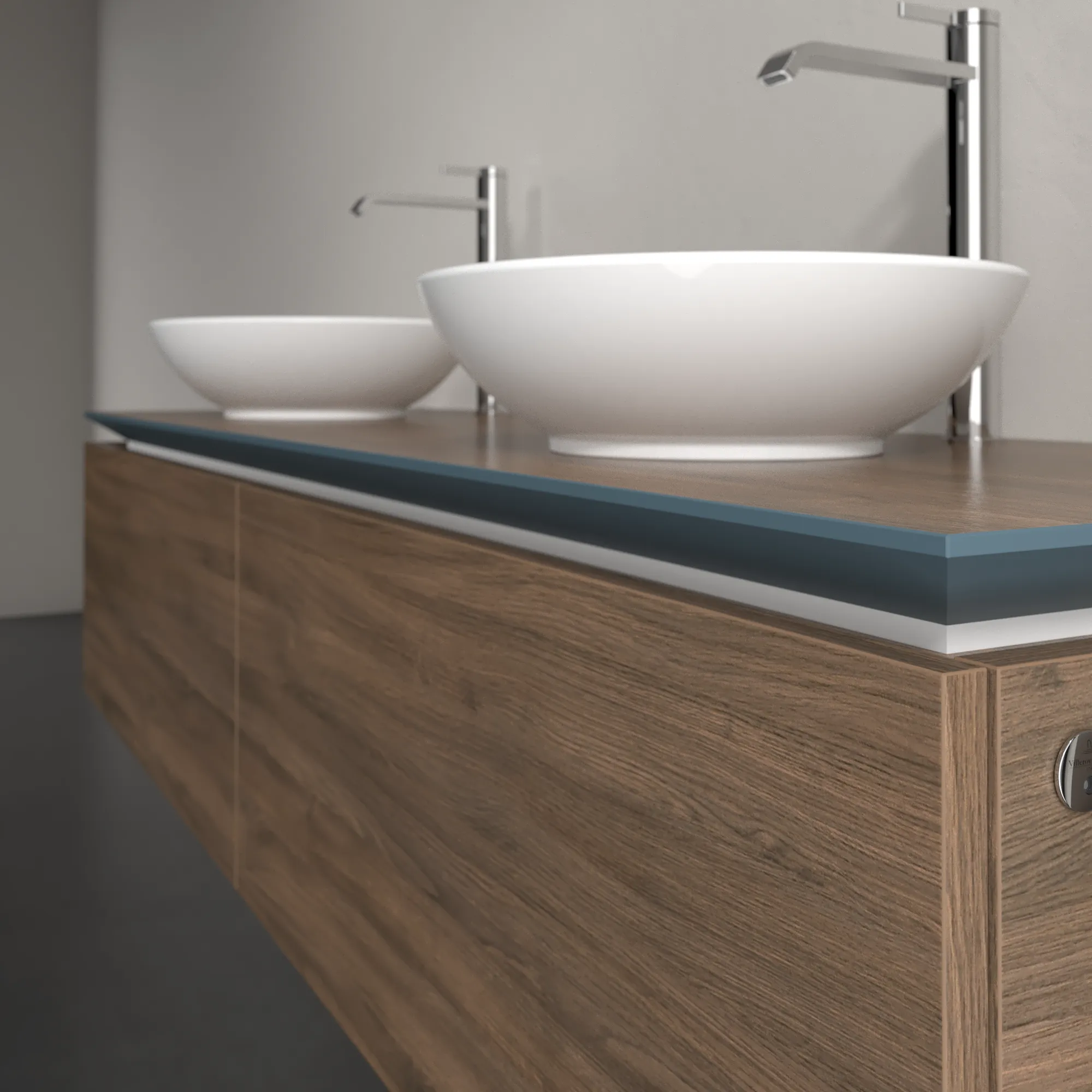 Villeroy & Boch Waschtischunterschrank „Legato“ für Schrankwaschtisch 1600 × 380 × 500 mm Arizona Oak, für links und rechts