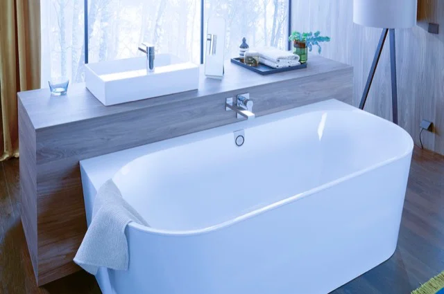 Villeroy & Boch Oberon 2.0 Badewanne, Vorwand-Badewanne, Acryl/Quaryl, 1800x800mm, Weiß Alpin