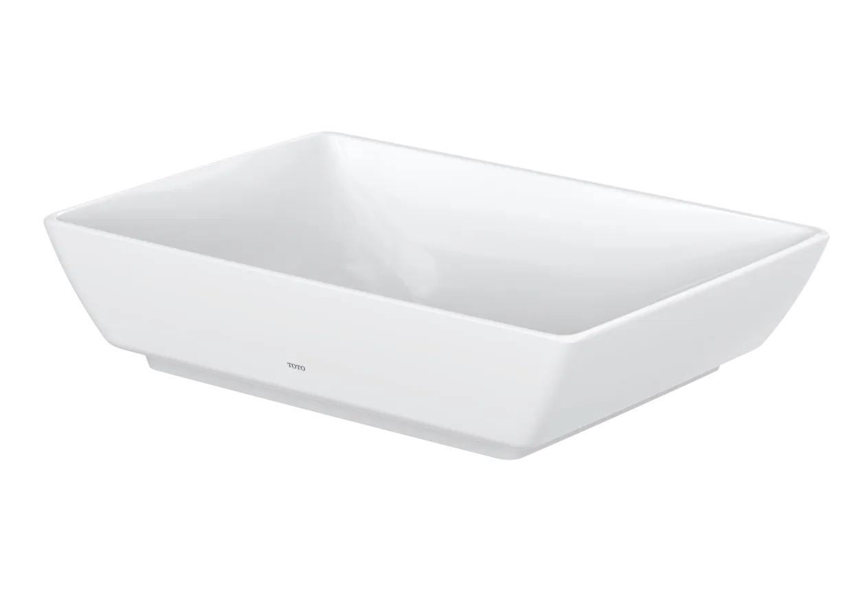 Toto Aufsatzwaschtisch „WU“ 550 × 380 × 167 mm in weiß Toto Aufsatzwaschtisch „WU“ 550 × 380 × 167 mm in weiß