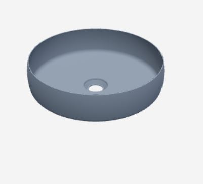 Waschtischschale „BetteLiv“ ⌀ 42 × 10 cm in Blue Satin